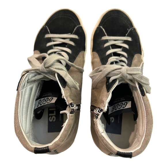 Golden Goose Slide Canvas and Suede Sneakers Mens Size 40 - Picture 5 of 14